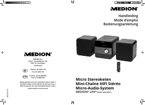 Bedienungsanleitung Medion LIFE E64062 (MD 80070) Stereoanlage