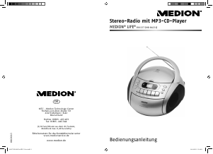 Bedienungsanleitung Medion LIFE E66237 (MD 84231) Stereoanlage