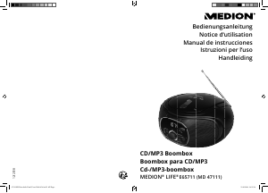 Manuale Medion LIFE E65711 (MD 47111) Stereo set