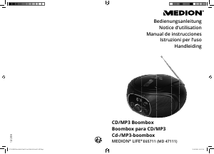 Mode d’emploi Medion LIFE E65711 (MD 47111) Stéréo