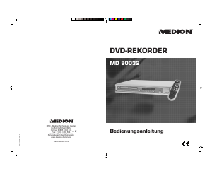 Bedienungsanleitung Medion MD 80032 DVD-player