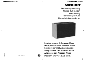 Mode d’emploi Medion LIFE P61142 (MD 43917) Haut-parleur intelligent