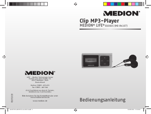 Bedienungsanleitung Medion LIFE E60065 (MD 84107) Mp3 player