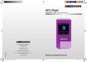 Bedienungsanleitung Medion LIFE E60073 (MD 84356) Mp3 player