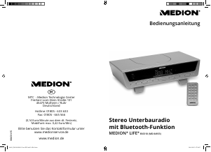 Bedienungsanleitung Medion LIFE E66310 (MD 84933) Radio