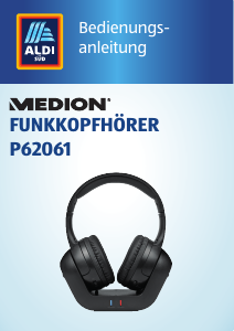 Bedienungsanleitung Medion LIFE P62061 (MD 43051) Kopfhörer