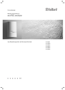 Bedienungsanleitung Vaillant ecoTEC exclusiv VC 656/4 Zentralheizungskessel