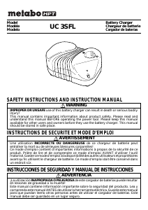 Manual de uso Metabo UC 3SFL Cargador de batería