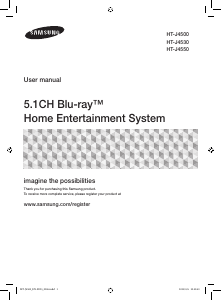 Manual Samsung HT-J4500 Home Theater System