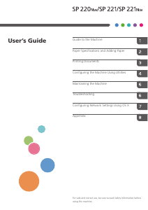Manual Ricoh SP 220Nw Printer