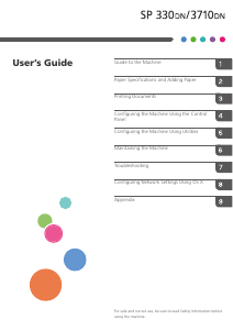 Manual Ricoh SP 330DN Printer