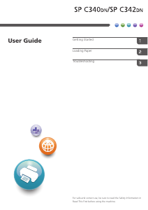 Manual Ricoh SP C342DN Printer