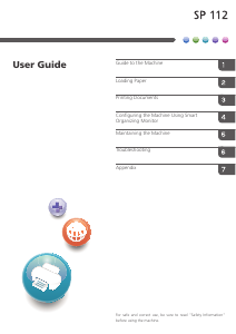 Manual Ricoh SP 112 Printer