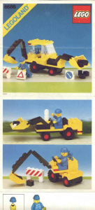 Manual de uso Lego set 6686 Town Retroexcavadora