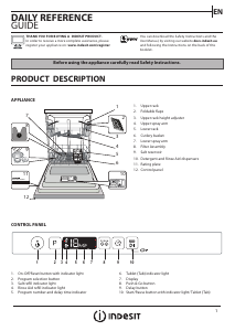 Manual Indesit DIC 3C24 AC S Dishwasher
