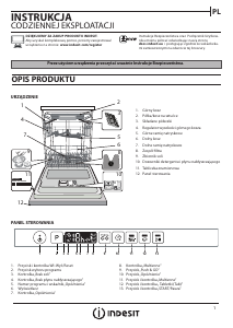 Instrukcja Indesit DIO 3T131 A FE Zmywarka