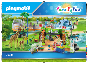 كتيب Playmobil set 70341 Zoo حديقة حيوان