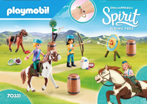 Manual Playmobil set 70331 Spirit Aventura ao ar livre