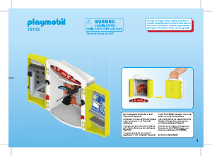 Bedienungsanleitung Playmobil set 70110 Space Playbox space lab