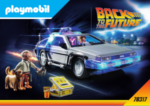 Mode d’emploi Playmobil set 70317 Back to the Future Retour vers le futur delorean