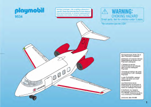 Manual Playmobil set 9534 Rescue Deutches Rotes Kreuz rescue plane