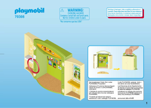 Manual de uso Playmobil set 70308 City Life Cofre guardería