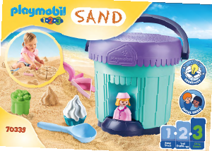 Instrukcja Playmobil set 70339 1-2-3 Zestaw piekarnia z piasku
