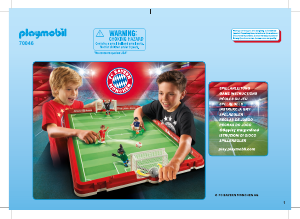 Bedienungsanleitung Playmobil set 70046 Sports FC Bayern Fußballarena