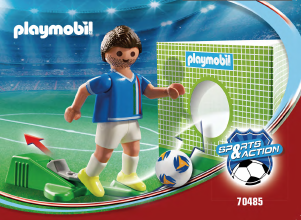 Manuale Playmobil set 70485 Sports Giocatore nazionale italia