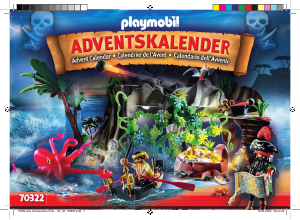 70322 Playmobil Pirates Advent Calendar Suitable for ages 5 years and up. 