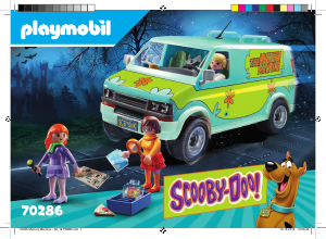 Instrukcja Playmobil set 70286 Scooby-Doo Scooby-doo! auto wehikuł tajemnic