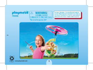 Handleiding Playmobil set 70056 Fairy World Fee propeller