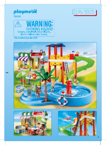 Instrukcja Playmobil set 70115 Leisure Waterpark