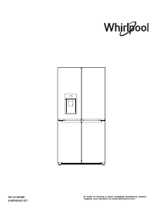 Rokasgrāmata Whirlpool WQ9I MO1L Ledusskapis ar saldētavu