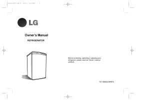 Manual LG GC-151SA Refrigerator