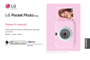 Handleiding LG PC389P Pocket Photo Snap Camera