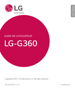 Mode d’emploi LG G360 Téléphone portable