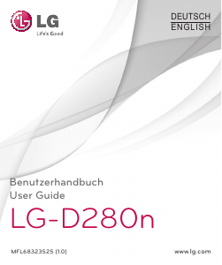 Handleiding LG D280N Mobiele telefoon