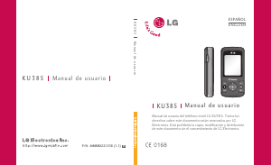 Manual de uso LG KU385 Teléfono móvil