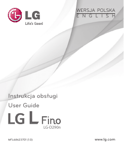 Handleiding LG D290N Mobiele telefoon