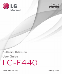 Handleiding LG E440 Mobiele telefoon