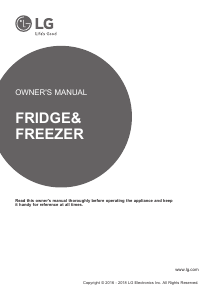 Manual LG GBH6211BPS Fridge-Freezer