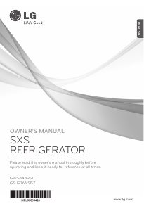 Manual LG GWS8439SC Fridge-Freezer