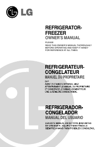 Mode d’emploi LG GR-B712ACM Réfrigérateur combiné