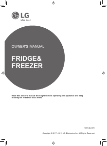 Manual LG GSL6621PS Fridge-Freezer