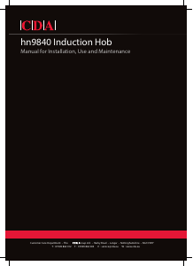 Manual CDA HN9840 Hob