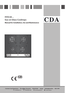 Manual CDA HVG66 Hob