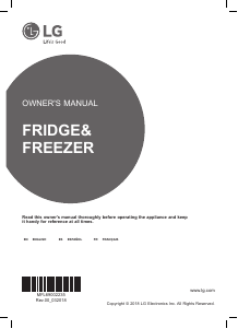 Manual LG GML9331SC Fridge-Freezer