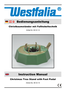 Bedienungsanleitung Westfalia 80 03 14 Christbaumständer