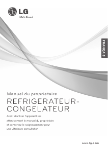 Mode d’emploi LG GRD-6012WH Réfrigérateur combiné